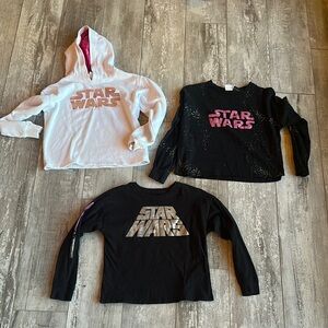Star Wars White and Black Sweatshirts & Hoodies